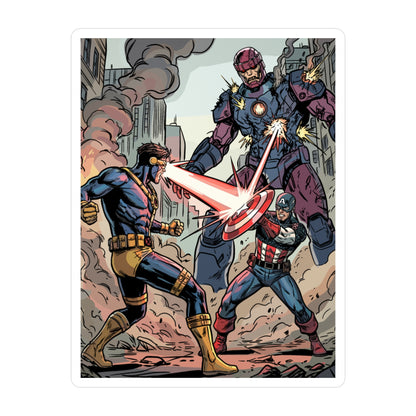 Steve & Scott Teamup - Sticker