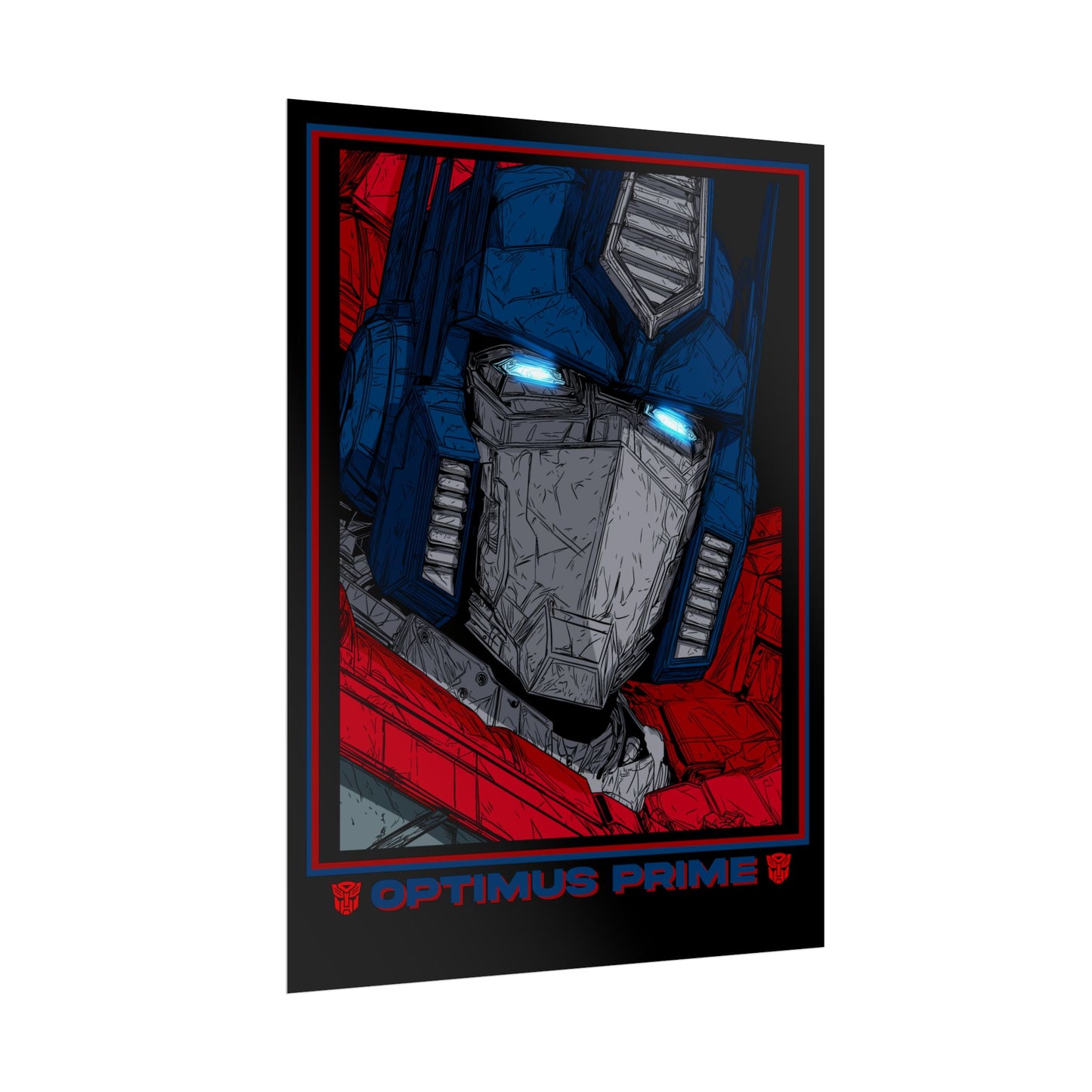 Optimus Prime Cinematic Rolled Poster