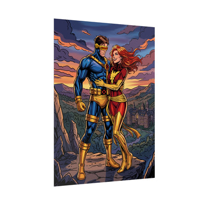 Cyclops and Phoenix Poster