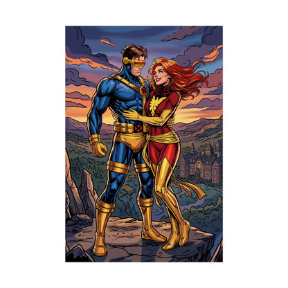 Cyclops and Phoenix Poster