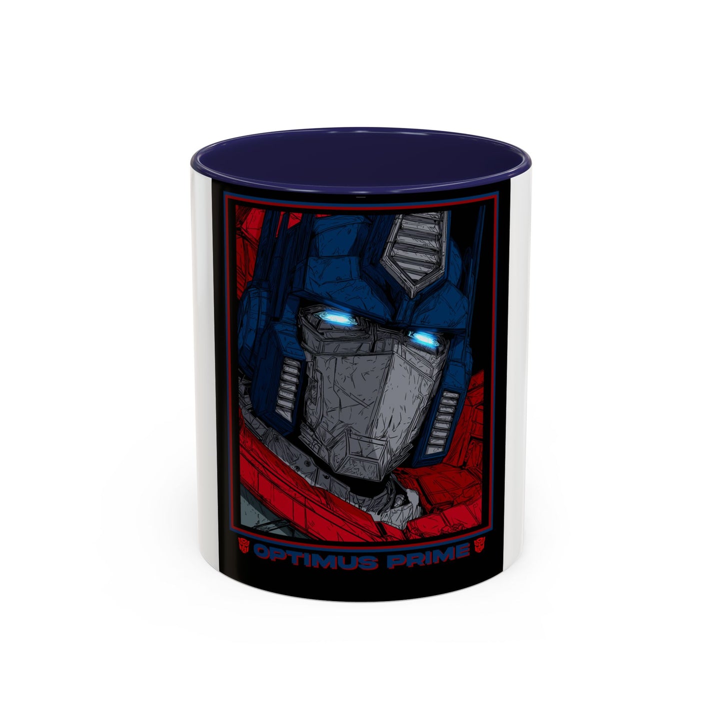 Optimus Prime Coffee Mug — Retro Robot Accent Ceramic Mug