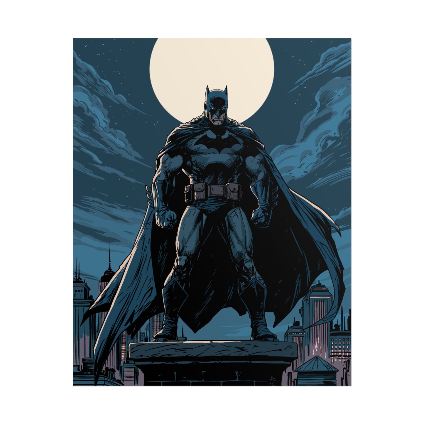 Batman Moonlight Poster