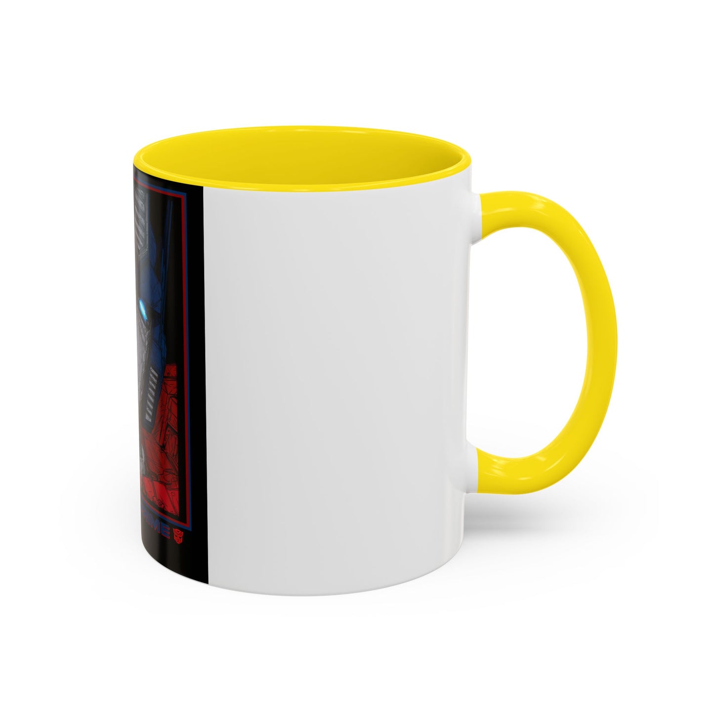 Optimus Prime Coffee Mug — Retro Robot Accent Ceramic Mug