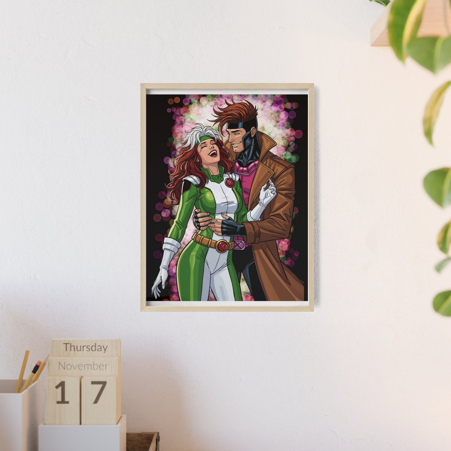 Thief & Belle - Poster with Wooden Frame