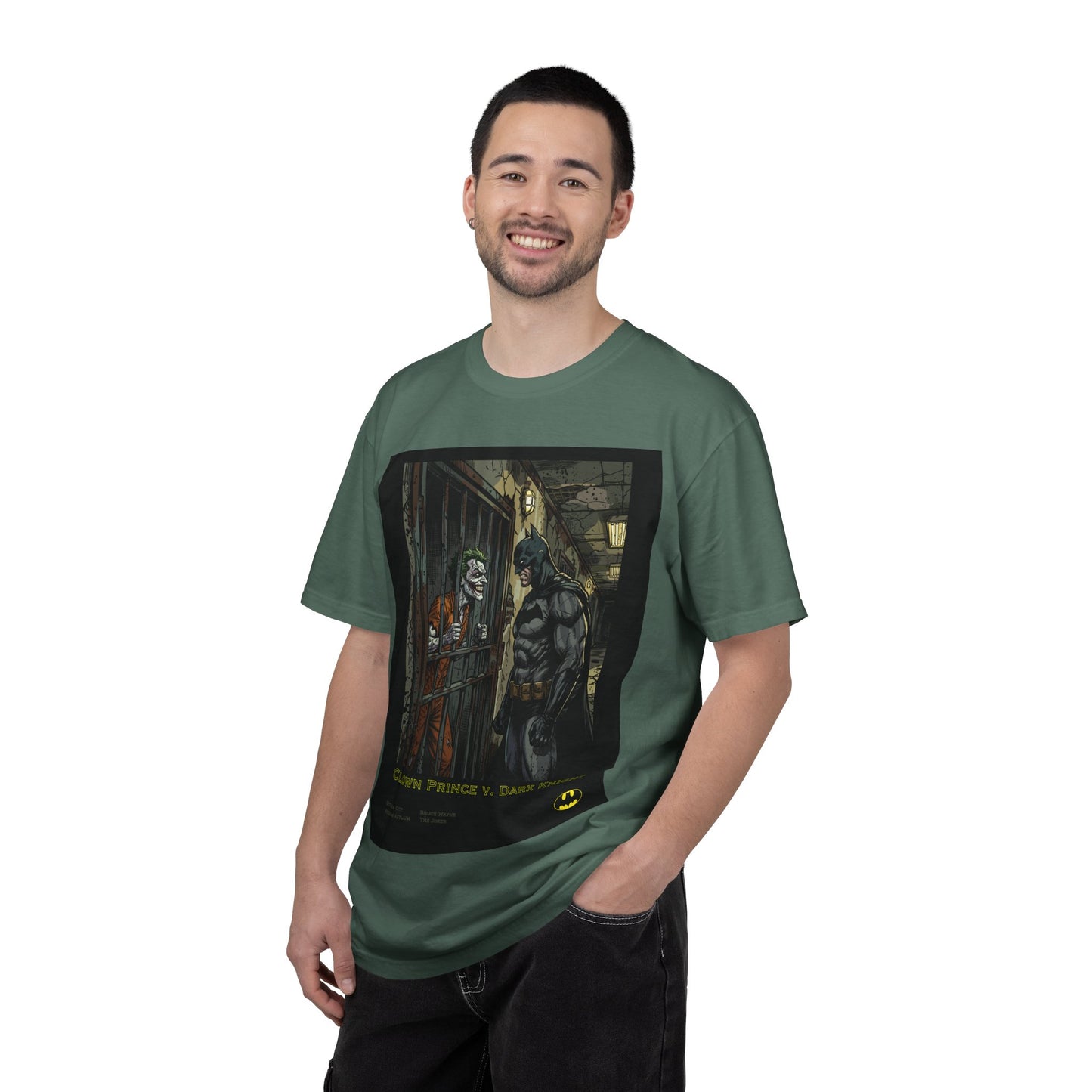 Batman vs Joker Graphic T‑Shirt — "Clown Prince V. Dark Knight" Comic Art Tee