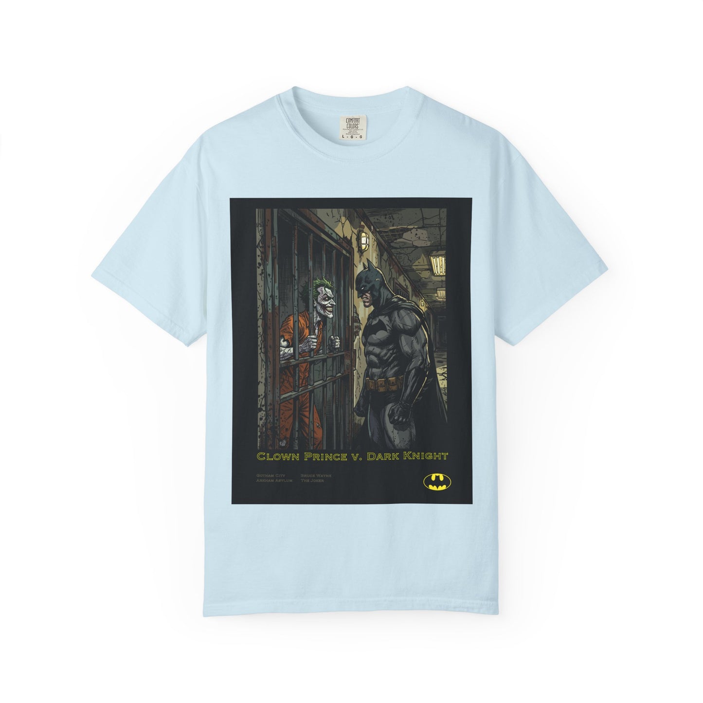 Batman vs Joker Graphic T‑Shirt — "Clown Prince V. Dark Knight" Comic Art Tee