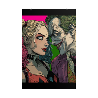 Harley Quinn & Joker Art Print