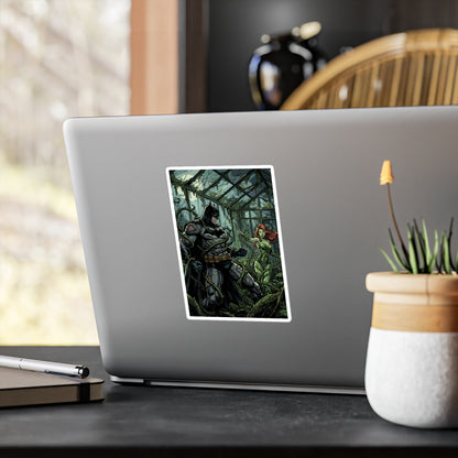 Batman & Poison Ivy Greenhouse Sticker