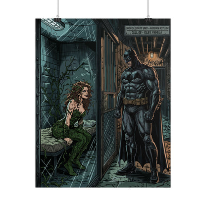 Batman & Poison Ivy Arkham Poster