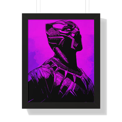 The King - Framed Vertical Poster