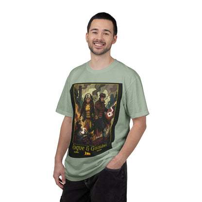 Rogue & Gambit Graphic T-Shirt — Comic Art Mutant Duo Tee
