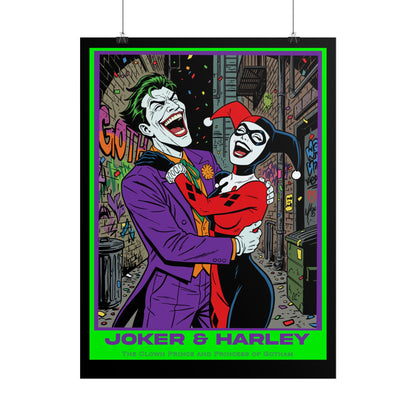 Joker & Harley Cinematic Art Print
