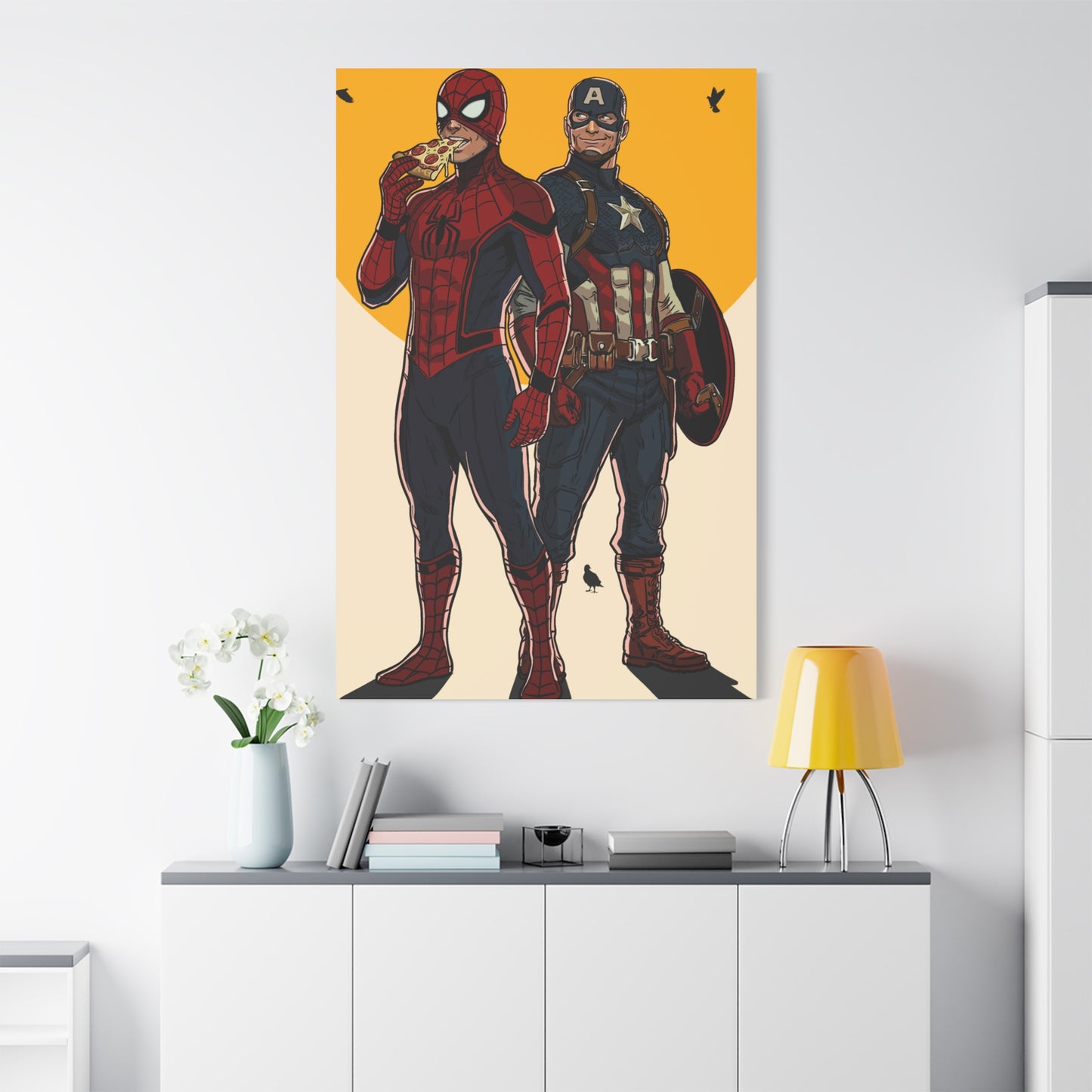 Brooklyn vs Queens - Matte Canvas Print