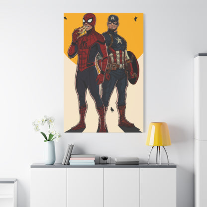 Brooklyn vs Queens - Matte Canvas Print