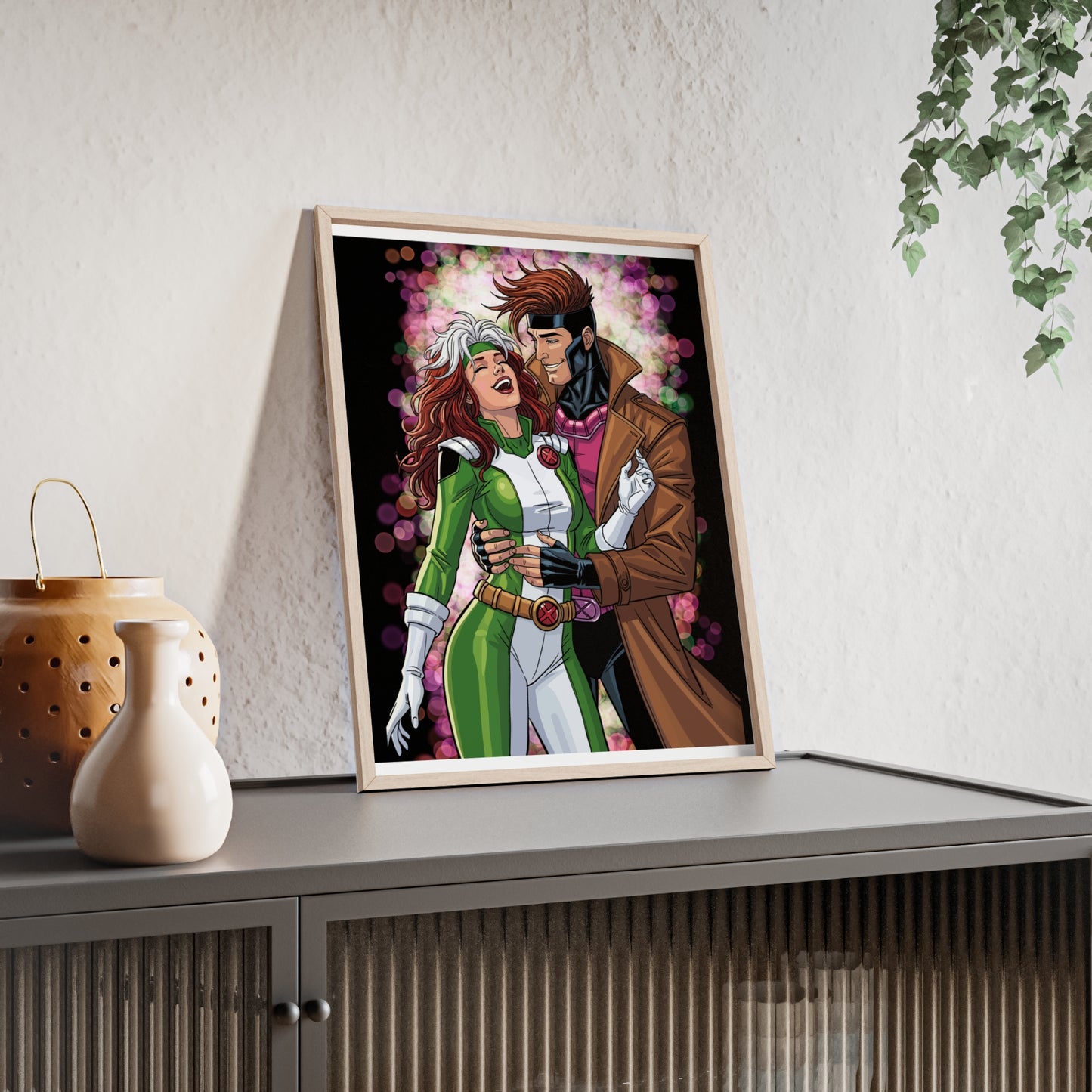 Thief & Belle - Poster with Wooden Frame