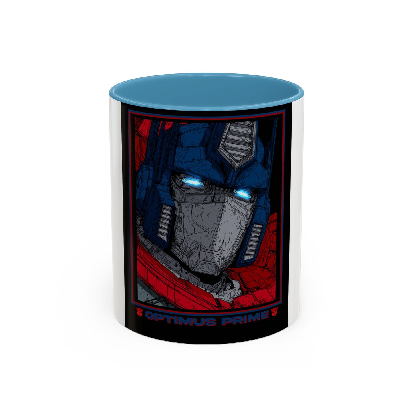 Optimus Prime Coffee Mug — Retro Robot Accent Ceramic Mug