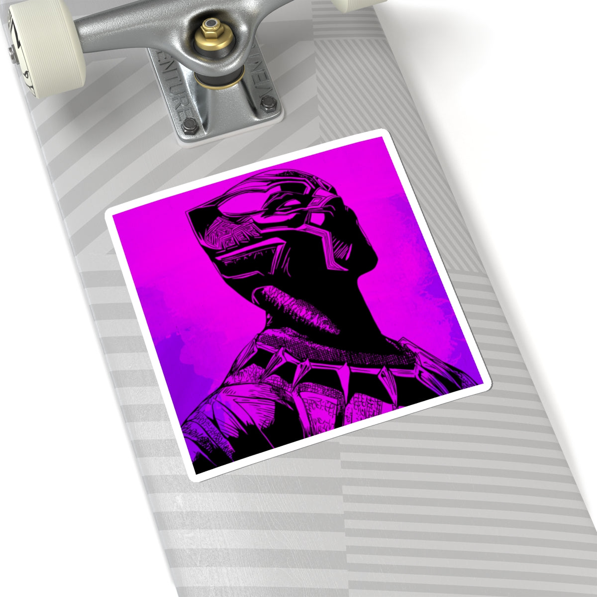 The King - Neon Purple Sticker
