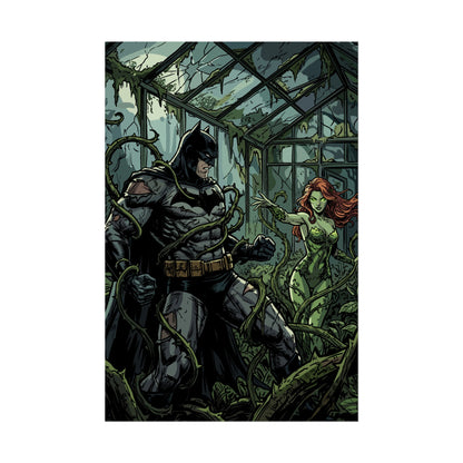 Batman & Poison Ivy Greenhouse Art Print - Poster