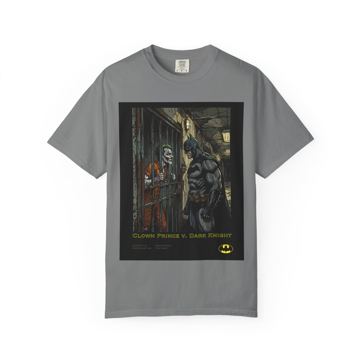 Batman vs Joker Graphic T‑Shirt — "Clown Prince V. Dark Knight" Comic Art Tee