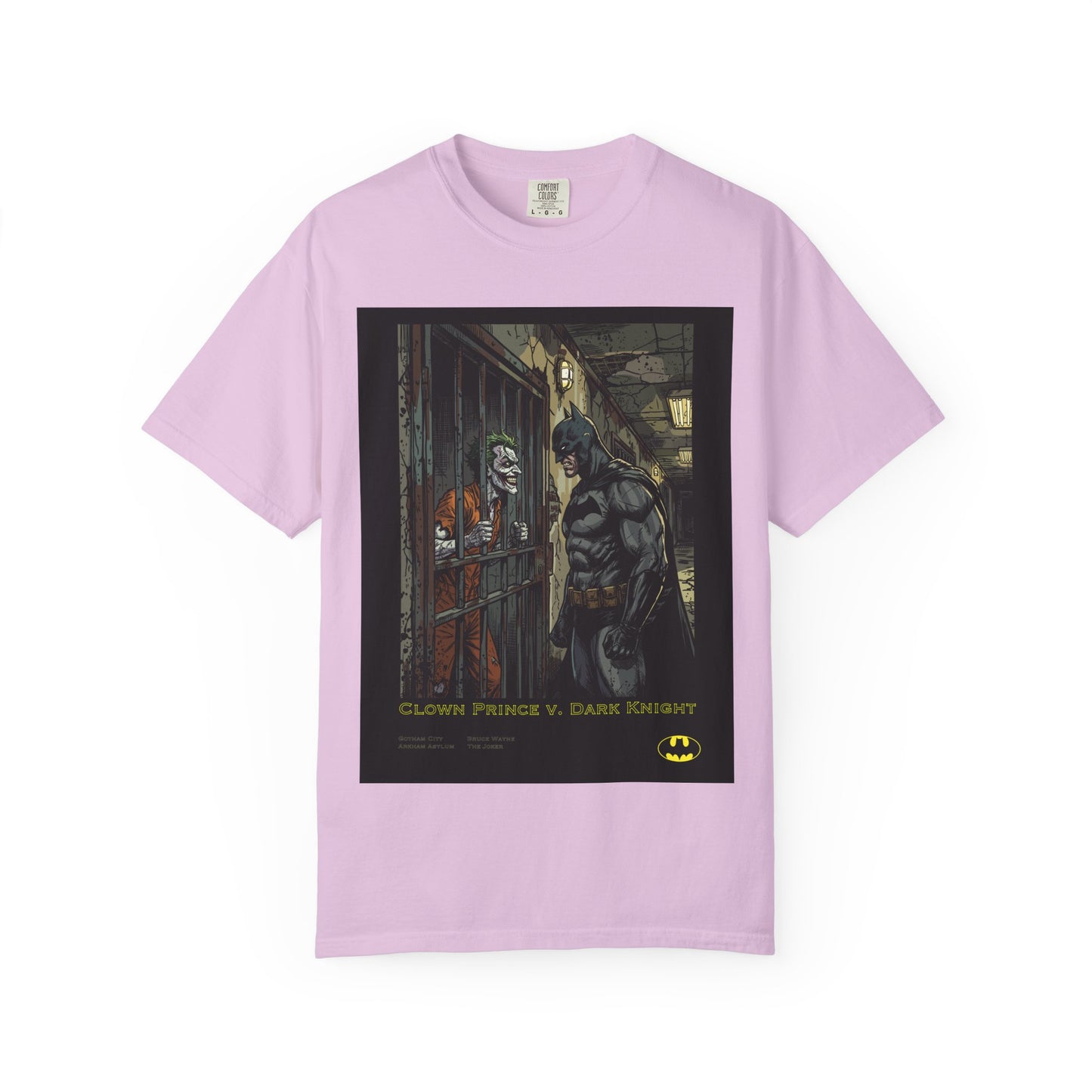 Batman vs Joker Graphic T‑Shirt — "Clown Prince V. Dark Knight" Comic Art Tee