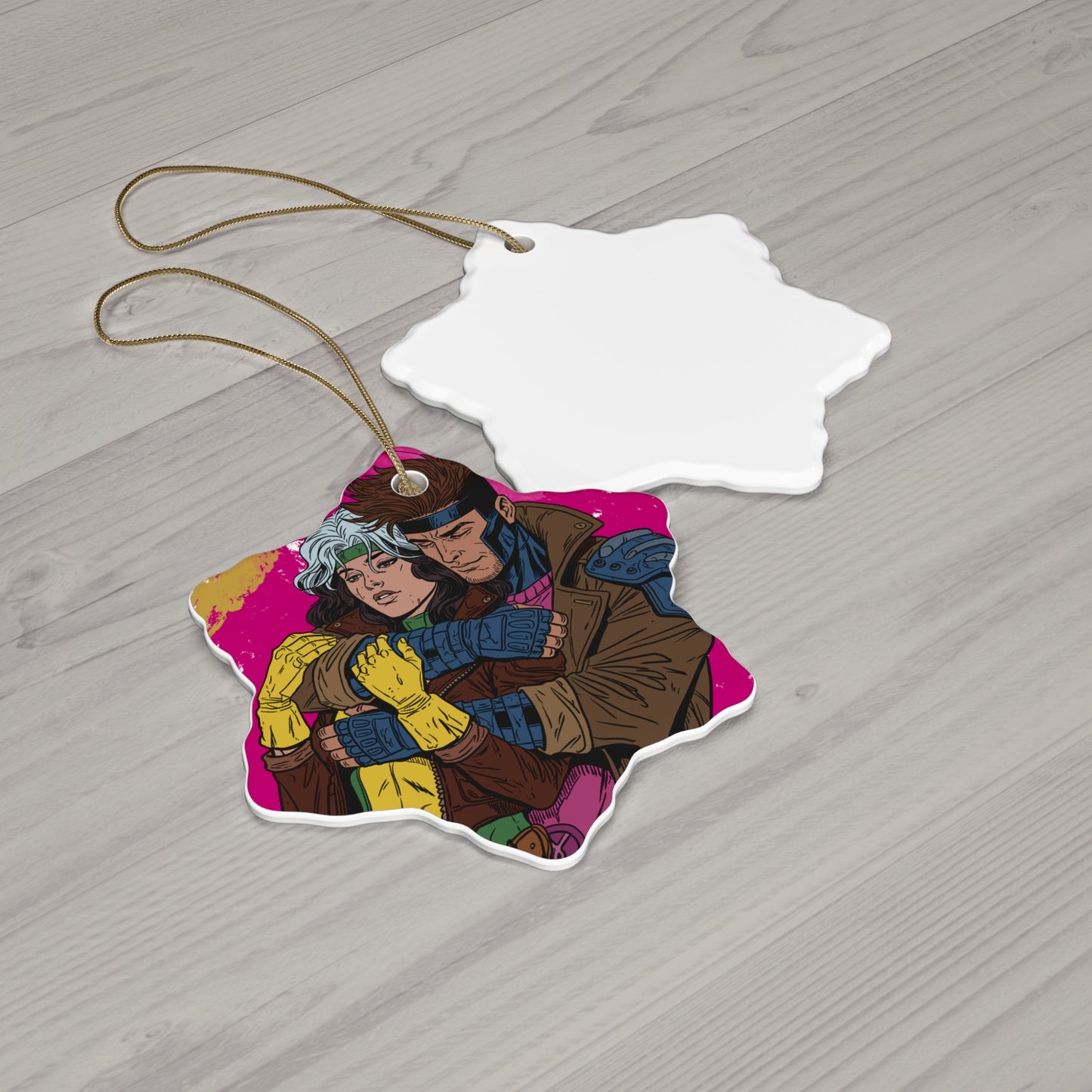 Thief & Belle #2 - Ceramic Ornament