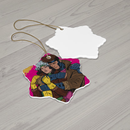 Thief & Belle #2 - Ceramic Ornament