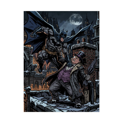 Batman vs. Penguin Rolled Poster