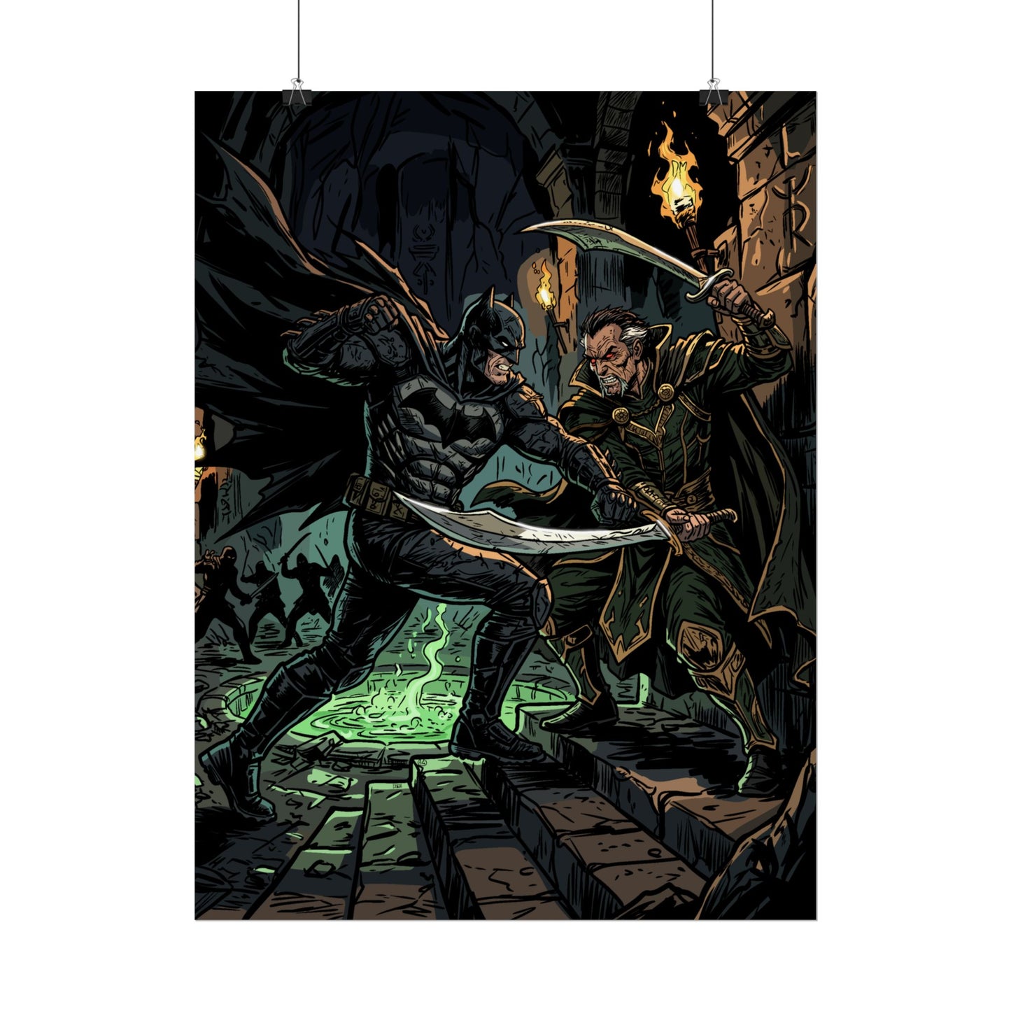 Batman vs. Ra’s al Ghul Rolled Poster