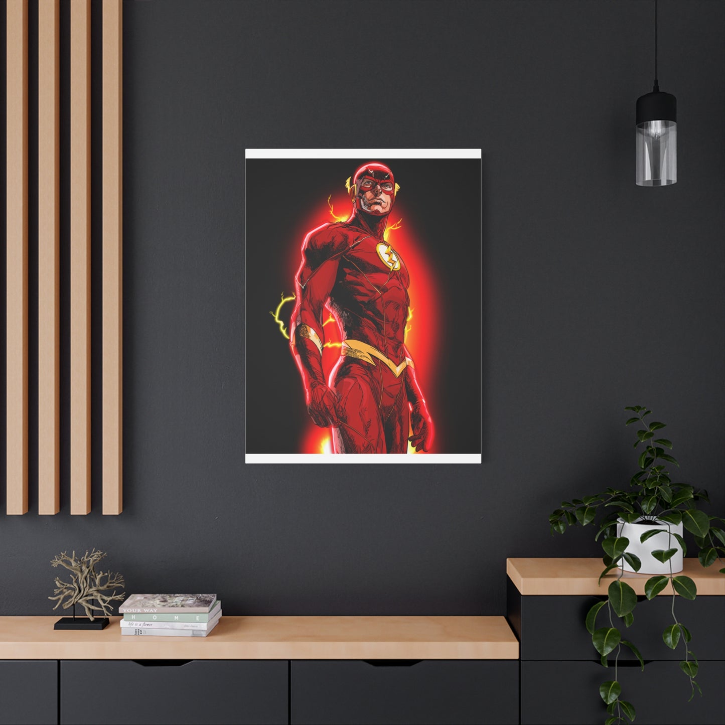 Scarlet Speed - Matte Canvas Print