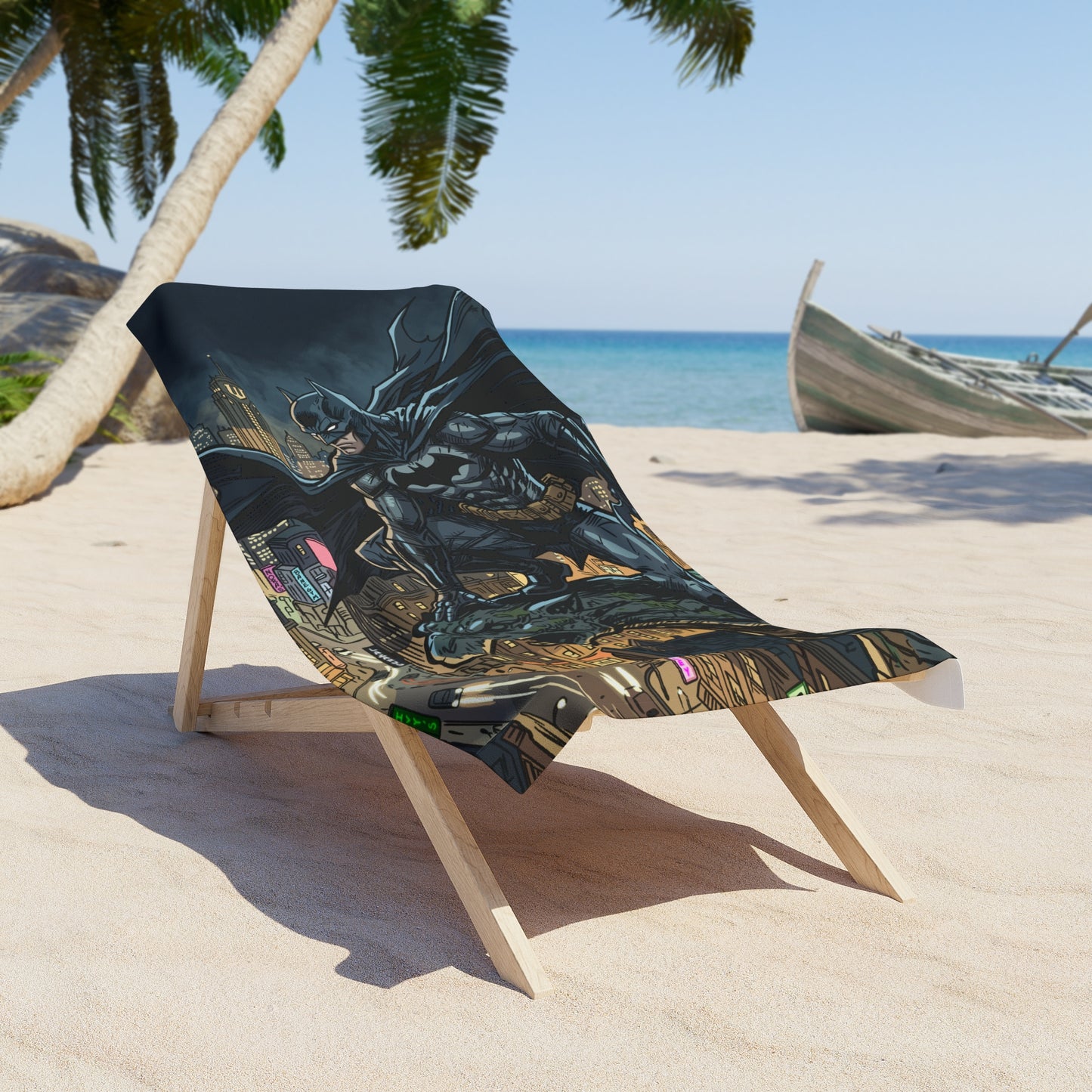 Batman Gotham City Beach Towel