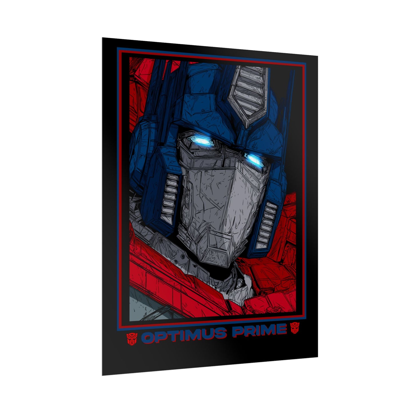 Optimus Prime Cinematic Rolled Poster