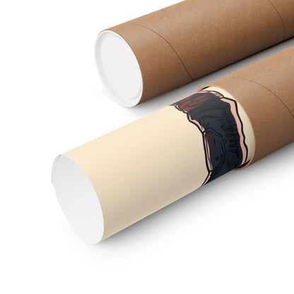 Brooklyn vs Queens - Matte Poster