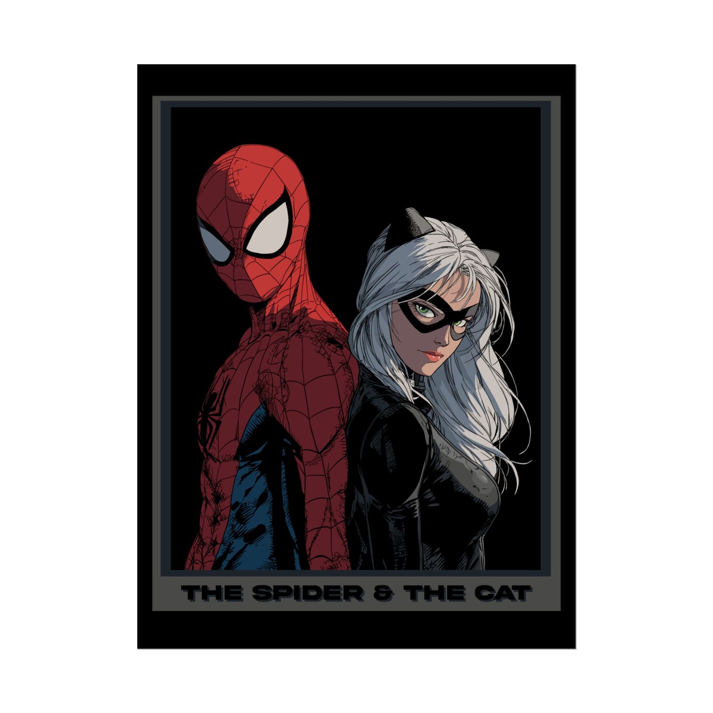 Spider & Cat Cinematic Comic Poster