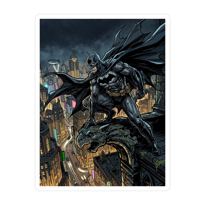 Batman Rooftop Magnet Sticker