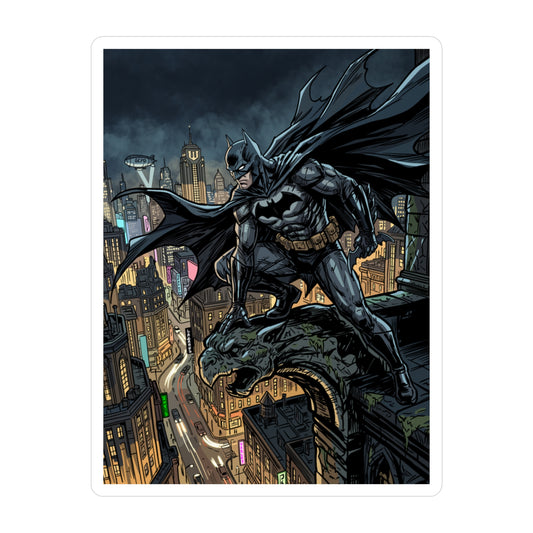 Batman Rooftop Magnet Sticker