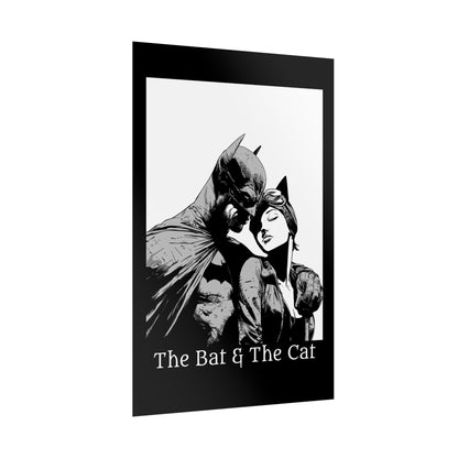 The Bat & The Cat Cinematic Comic Art Print
