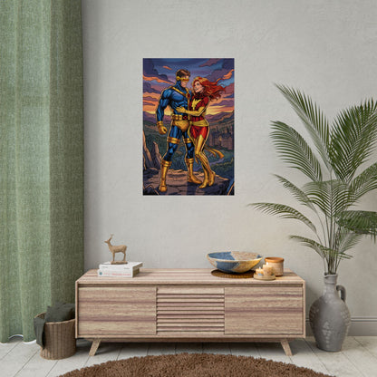 Cyclops and Phoenix Poster