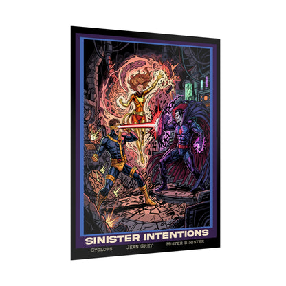 'Sinister Intentions' Comic Art Print (Cyclops · Jean Grey · Mister Sinister)