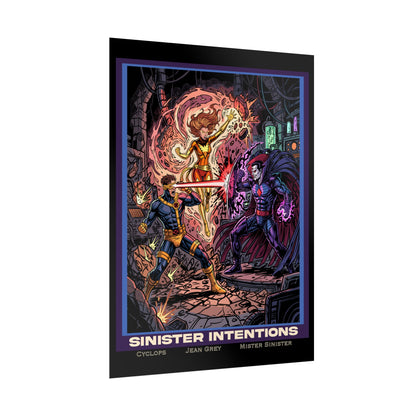 'Sinister Intentions' Comic Art Print (Cyclops · Jean Grey · Mister Sinister)