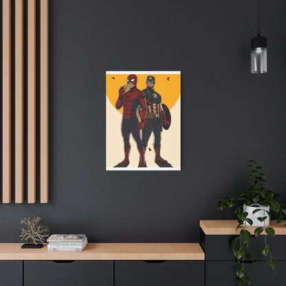 Brooklyn vs Queens - Matte Canvas Print