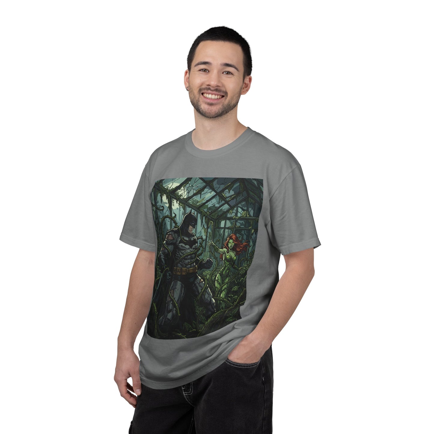 Batman & Poison Ivy Greenhouse Showdown T-Shirt