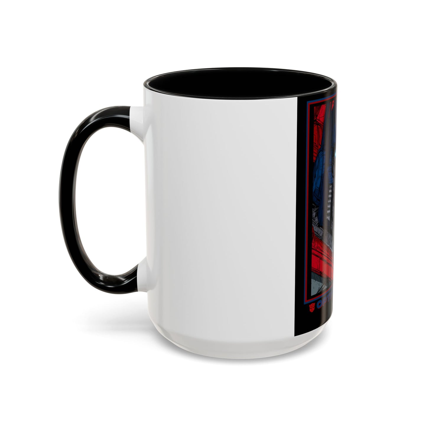 Optimus Prime Coffee Mug — Retro Robot Accent Ceramic Mug