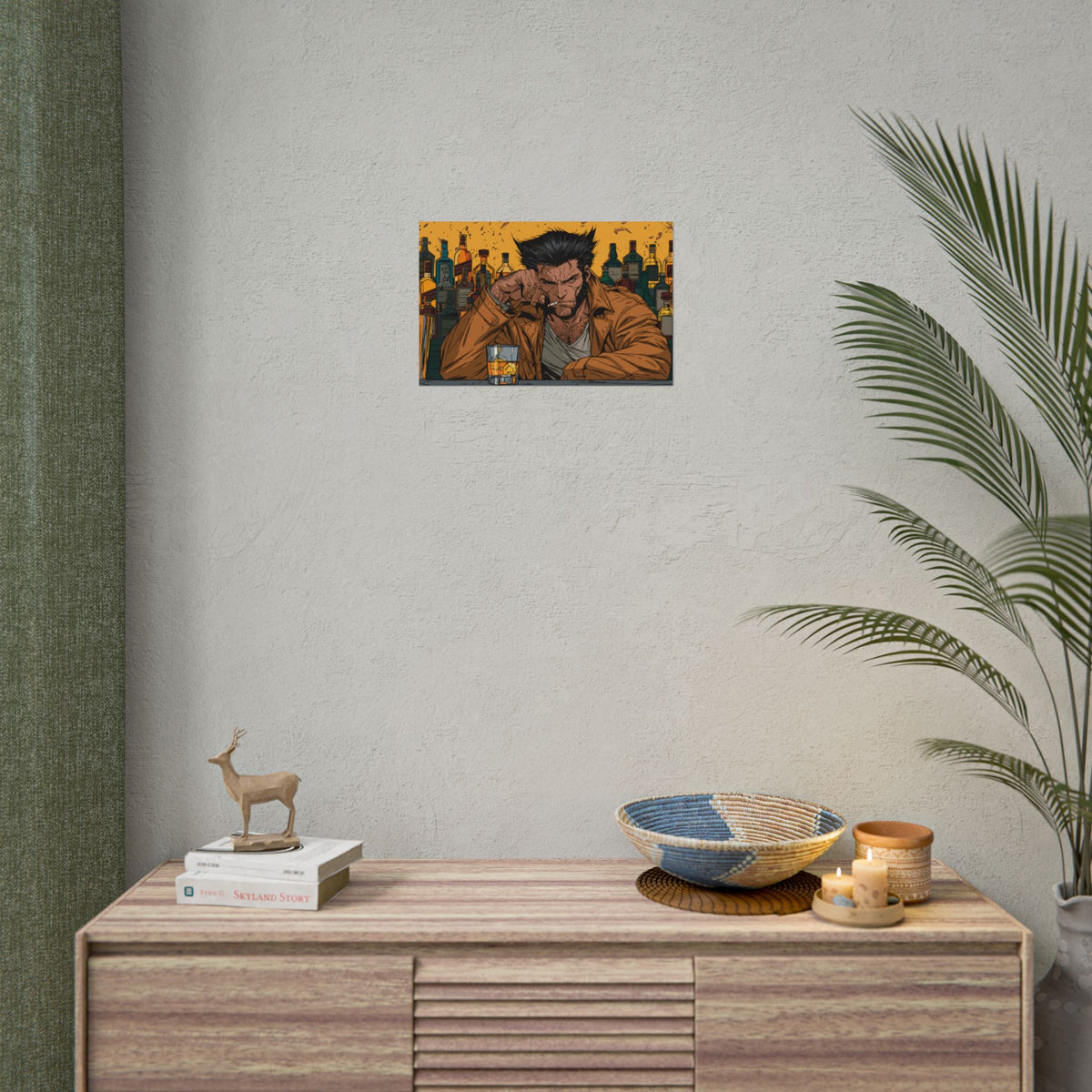 Wolverine Bar Scene Poster