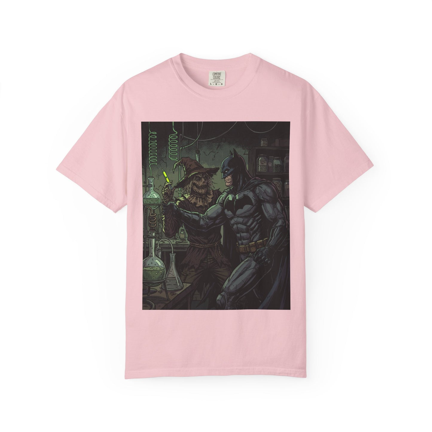 Batman & Scarecrow Graphic T-Shirt — Dark Comic Art Tee