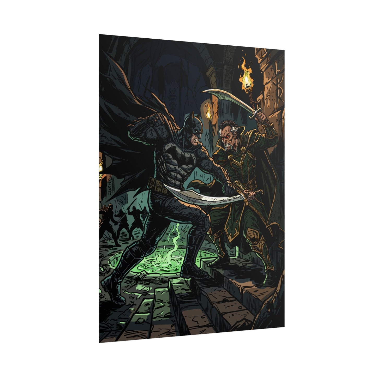 Batman vs. Ra’s al Ghul Rolled Poster
