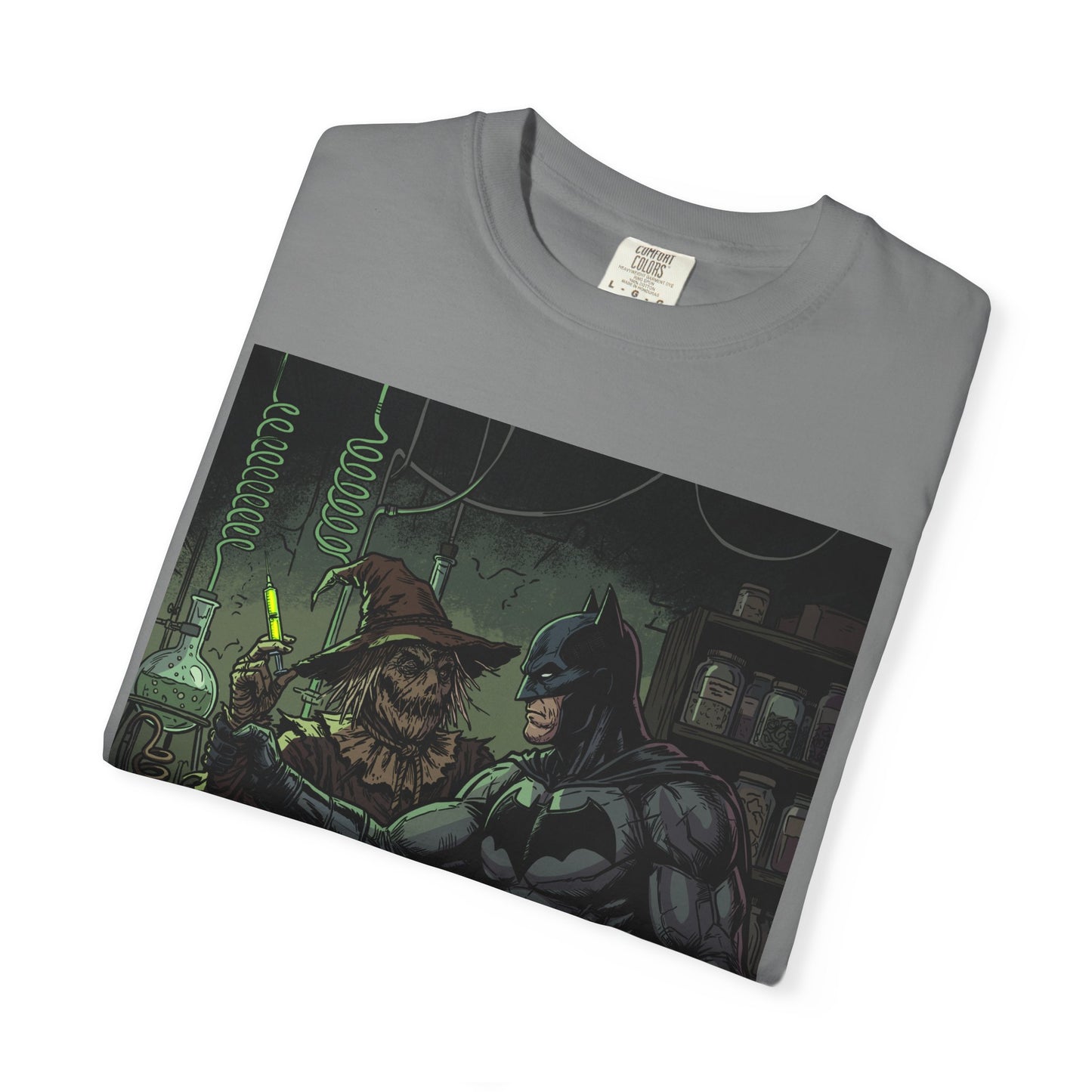 Batman & Scarecrow Graphic T-Shirt — Dark Comic Art Tee
