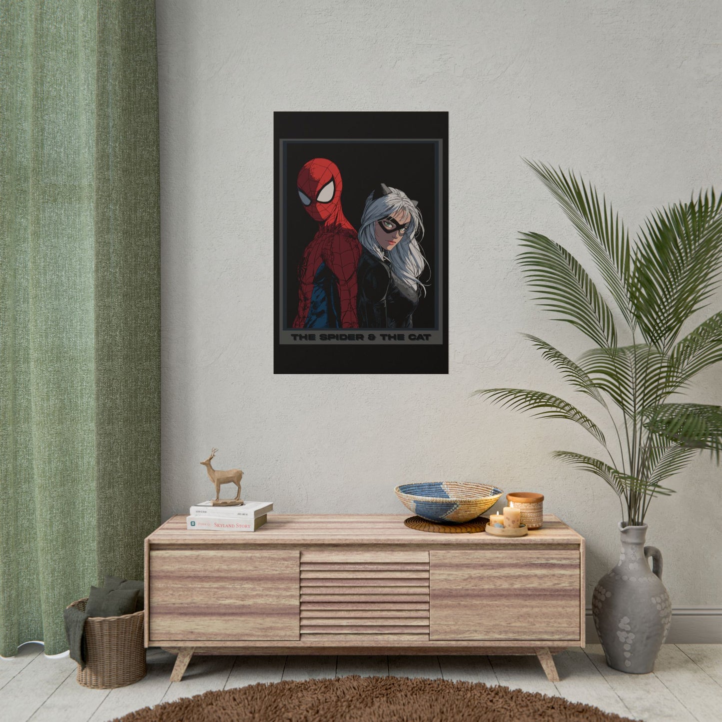Spider & Cat Cinematic Comic Poster