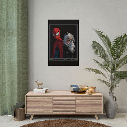 Spider & Cat Cinematic Comic Poster