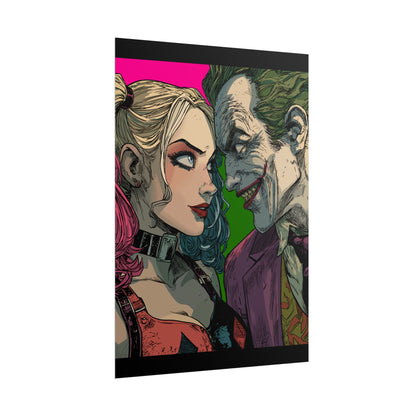 Harley Quinn & Joker Art Print