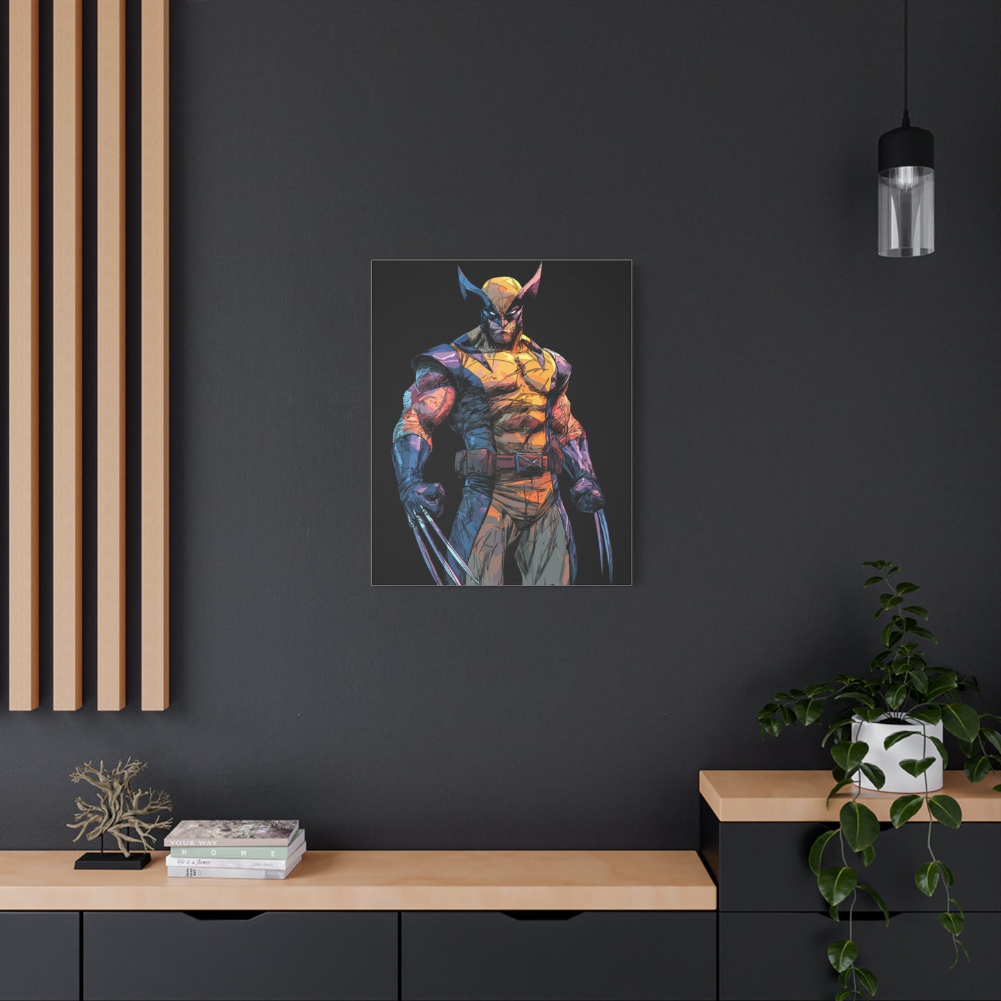 The Loner - Matte Stretched Canvas Print